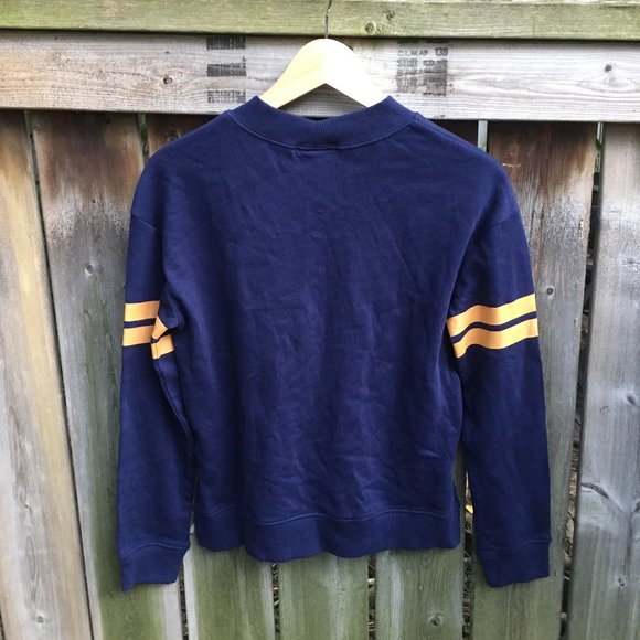 H&M "Power to the Girls" blue sweatshirt - size XS - Picture 6 of 7